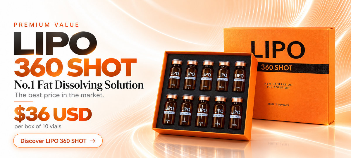 LIPO 360 SHOT fat dissolving solution, 10 ml x 10 vials per box