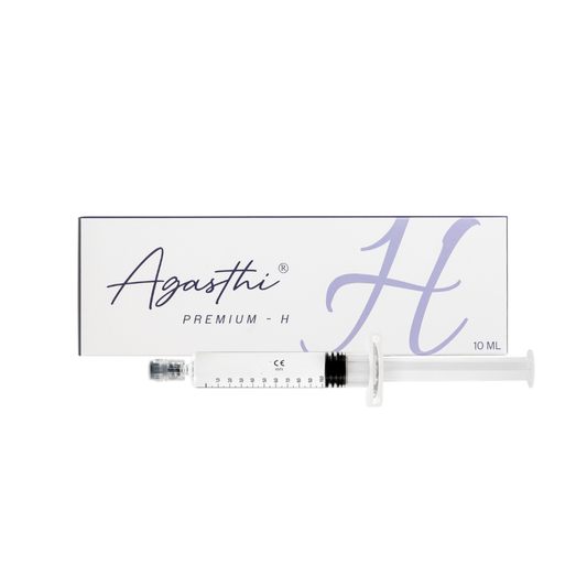 Agasthi Premium-H 10 mL hyaluronic acid body filler, single pre-filled syringe box