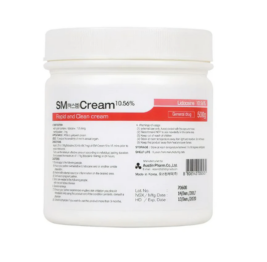 SM Cream Lidocaine 10.56% 500g
